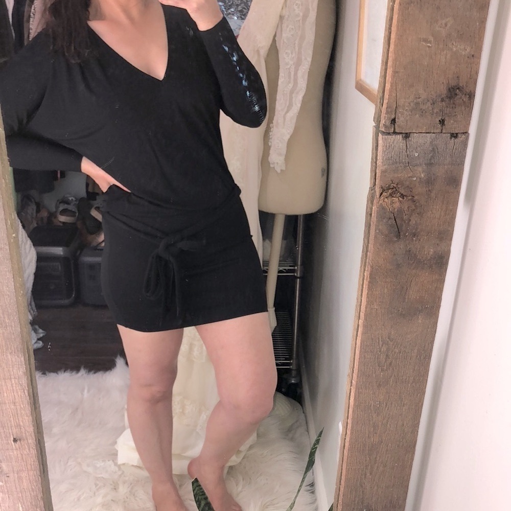 Haute Hippie black dress size xsmall new with tags
